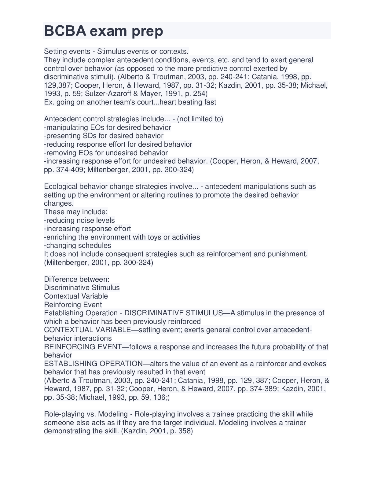 Preview image for BCBA exam prep